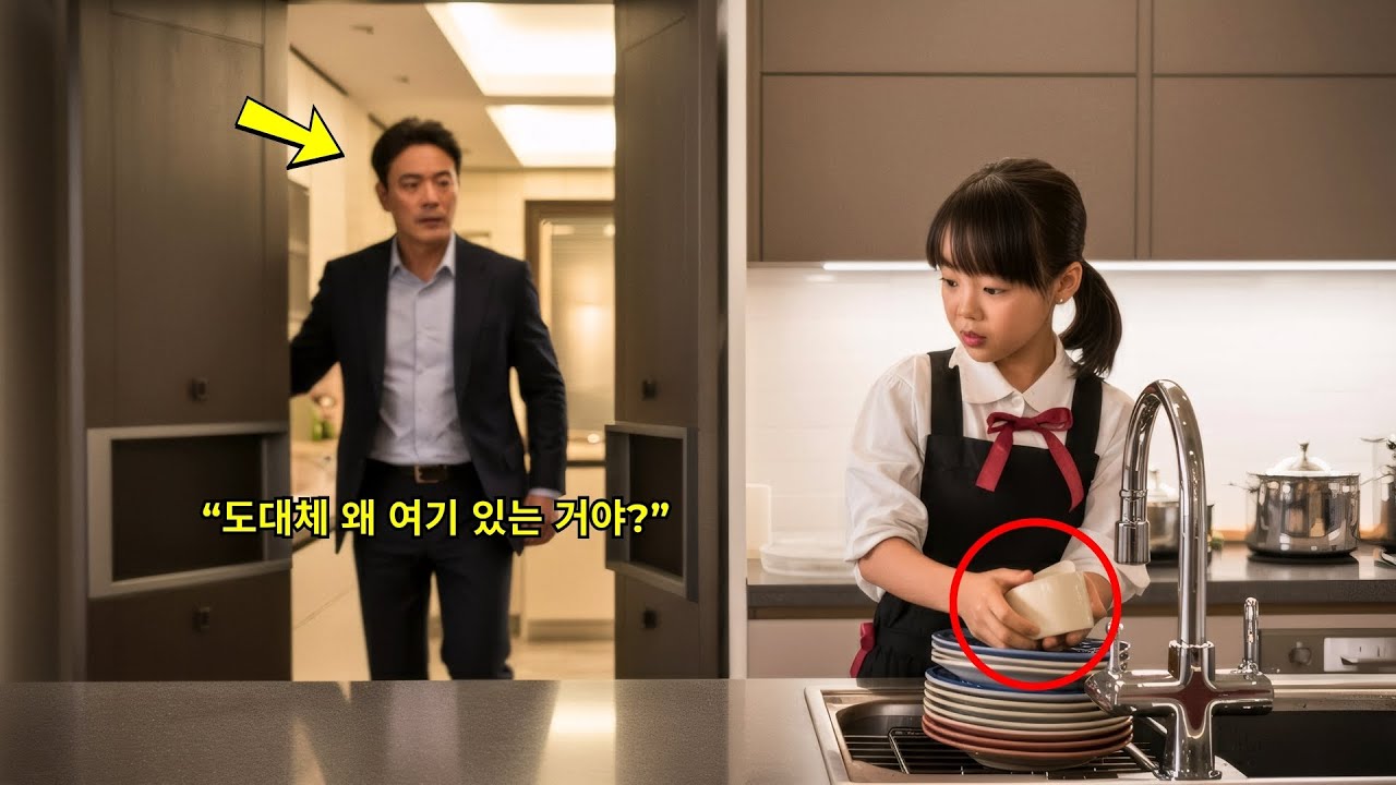 재벌 회장은 새벽 3시에 가정부 딸이 설거지하는 걸 보고… 그녀가 학교를 빠진 이유를 알게 되었다
