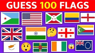 🤯 Only 1% Can Guess All 100 Flags! 🌎