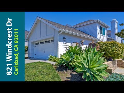 821 Windcrest Dr, Carlsbad, CA home video tour