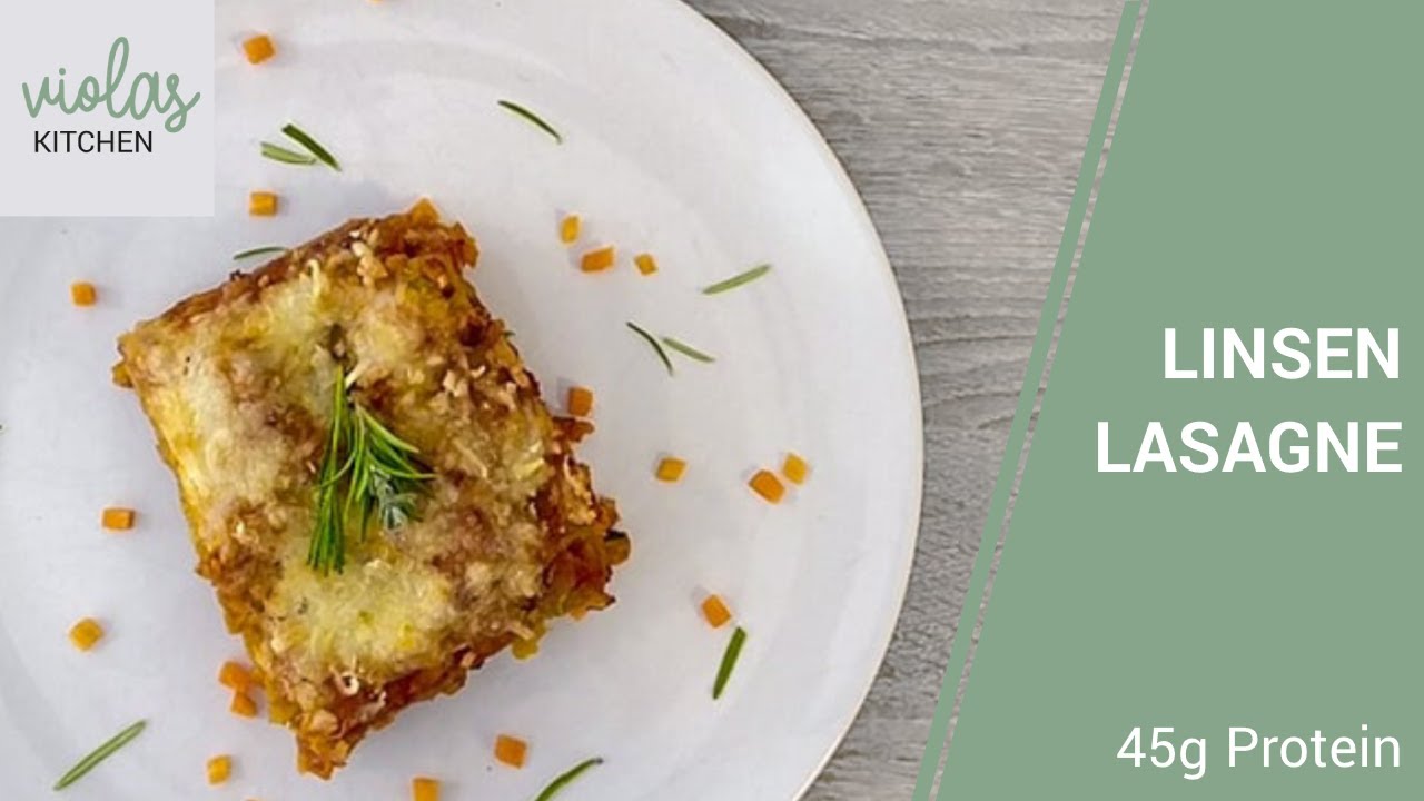 Linsen-Lasagne | VEGETARISCHES Hauptgericht - YouTube