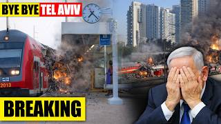 Iran’s cluster missiles just knocked out railway stations across Israel; shocking footages   OPTM