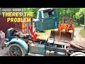 Removing a HUGE Transmission from 1957 Autocar Semi Truck