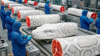 Famous Inside America’s Giant Python Farm – How Luxury Snake Skin & Meat Are Produced Net Worth