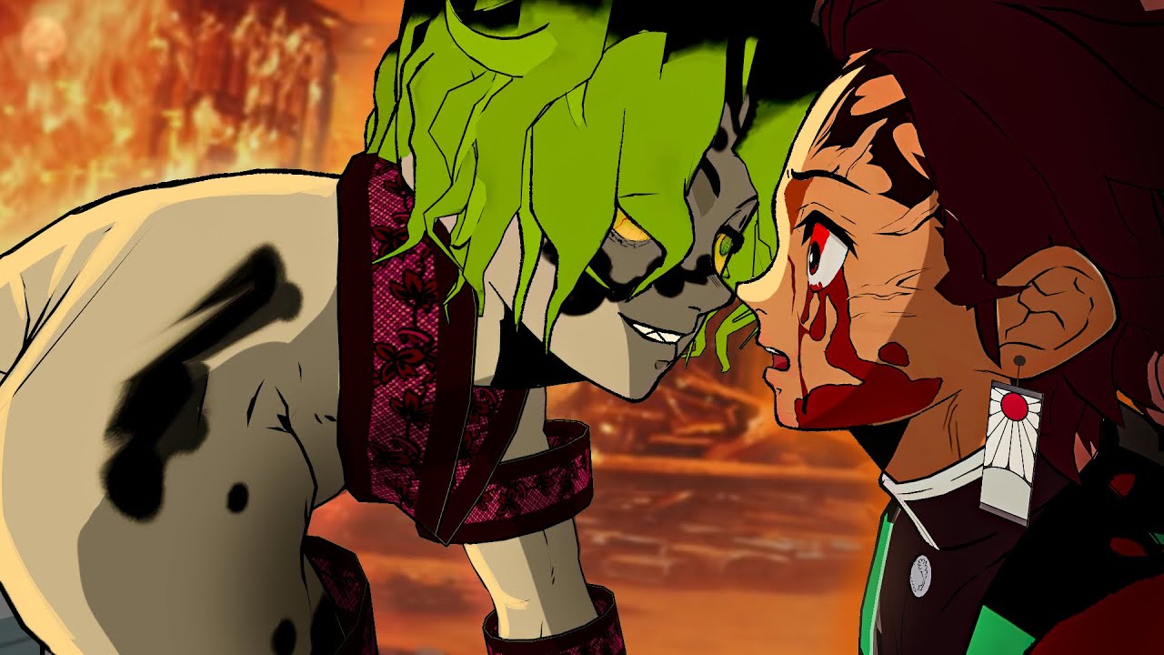 Gyutaro humilha Tanjiro no Demon Slayer Vr!
