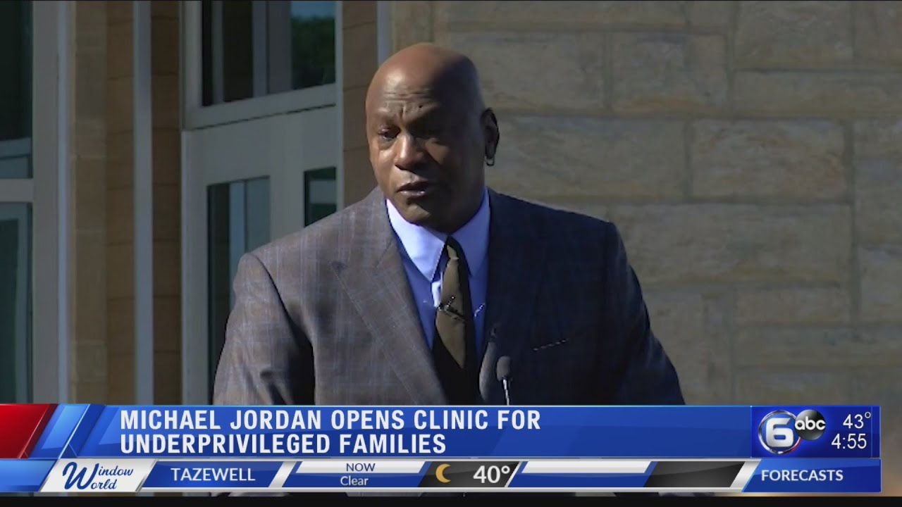 Michael Jordan opens first of 2 medical clinics in Charlotte YouTube