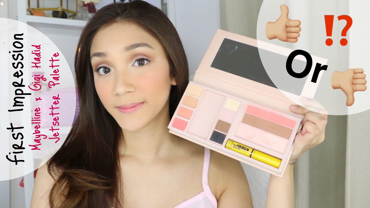 Gigi Hadid X Maybelline Jetsetter Palette First Impression In Bahasa