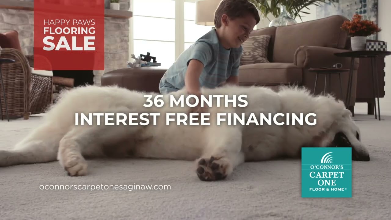 Happy Paws Flooring Sale at O'Connor's Carpet One