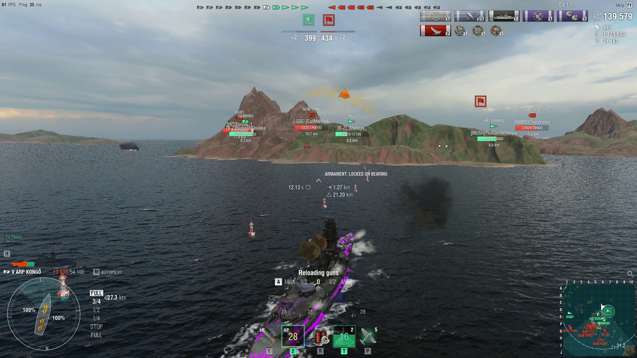 World of Warships - Randoms [ARP Kongo]