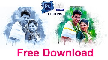 Abstract Photoshop Action free Download