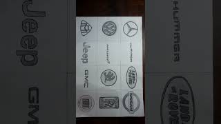 car logos drawing