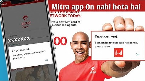 Something unexpected happened, please retry.