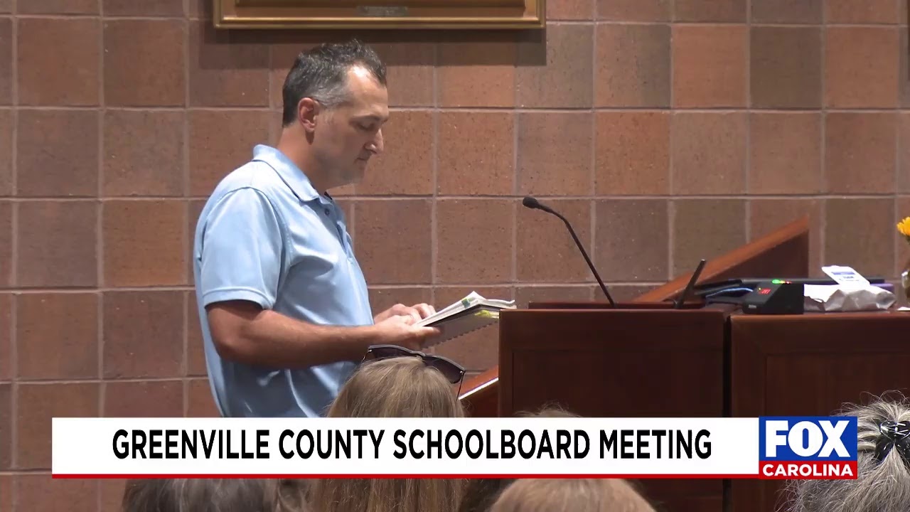 Greenville County School Board Meeting on schools reopening YouTube