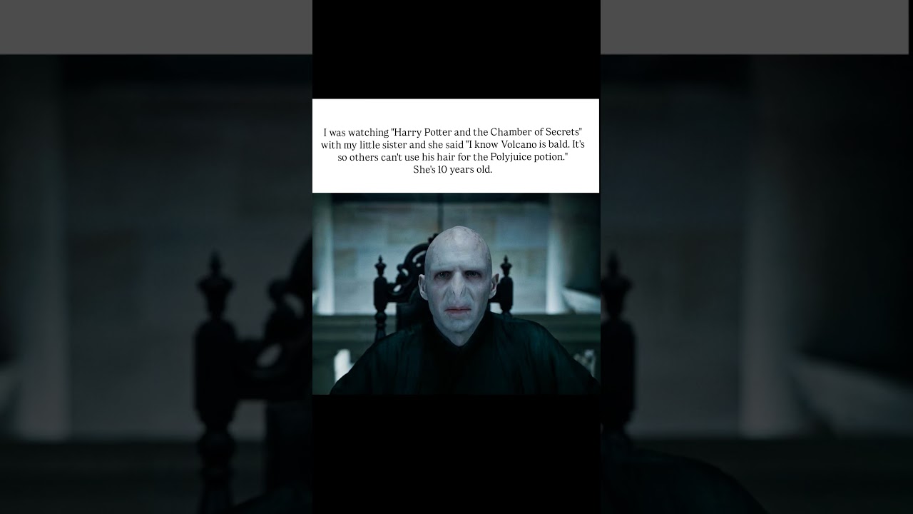 She just rewrote harry potter lore in 1 line 💀 