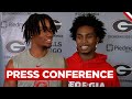 Georgia Basketball: Players Jeremiah Wilkinson and &quot;Smurf&quot; Millender Pre-Season Press Conference