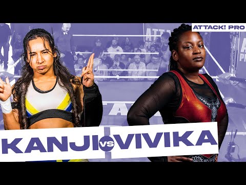 Kanji vs VIVIKA (ATTACK! Pro) #womenswrestling