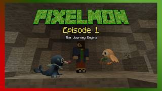 Let's Play! Pixelmon Episode 1 The Journey Begins! [Modded Minecraft]