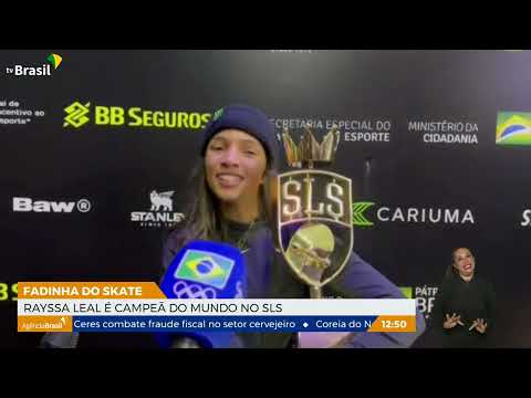 Raíssa Leal vence Liga Mundial de Skate Street