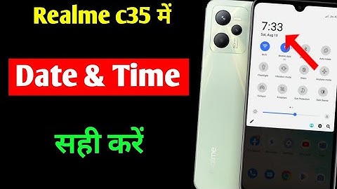 Realme c35 date time setting | realme c35 me time Sahi kaise kare | realme c 35 mobile