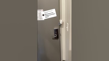 Firefighter Swipe Tool defeating a secondary hotel latch JobTownTools.com #firefighter #police
