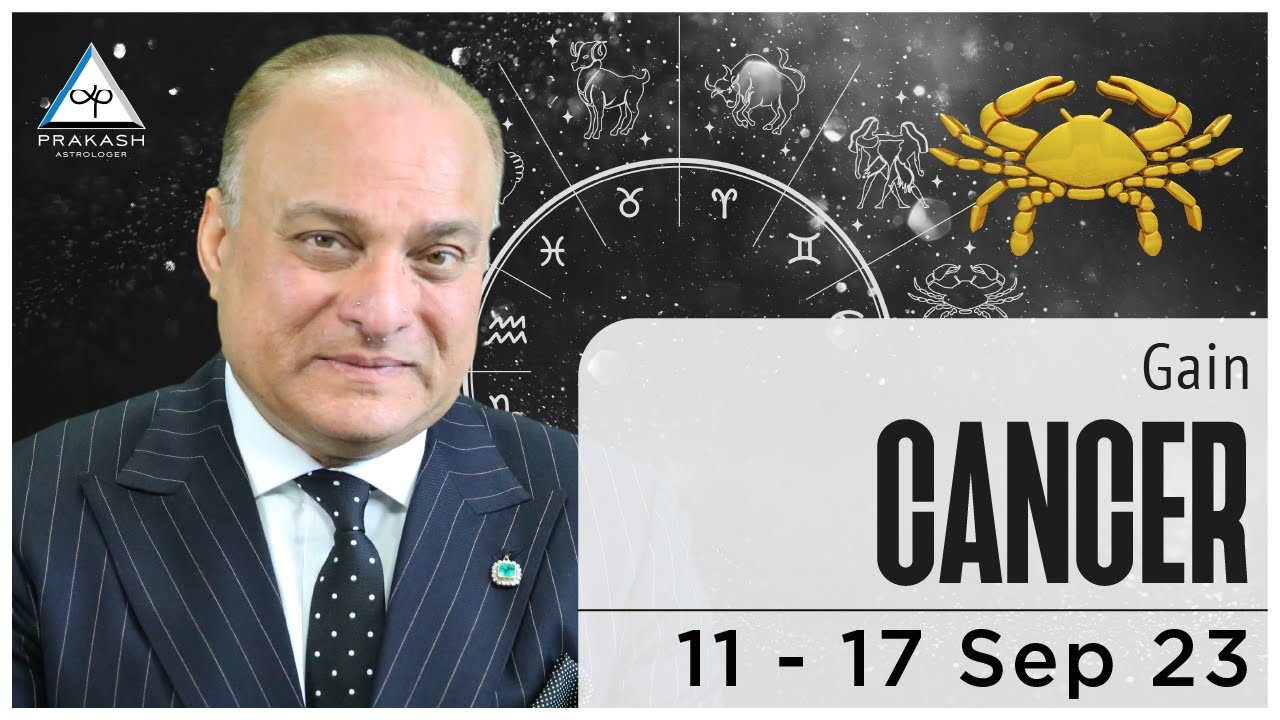 Cancer Weekly Horoscope Video For 11th September 2023 | Preview