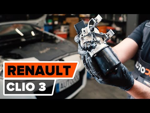Hvordan bytte vindusviskermotor på RENAULT CLIO 3 [AUTODOC-VIDEOLEKSJONER]