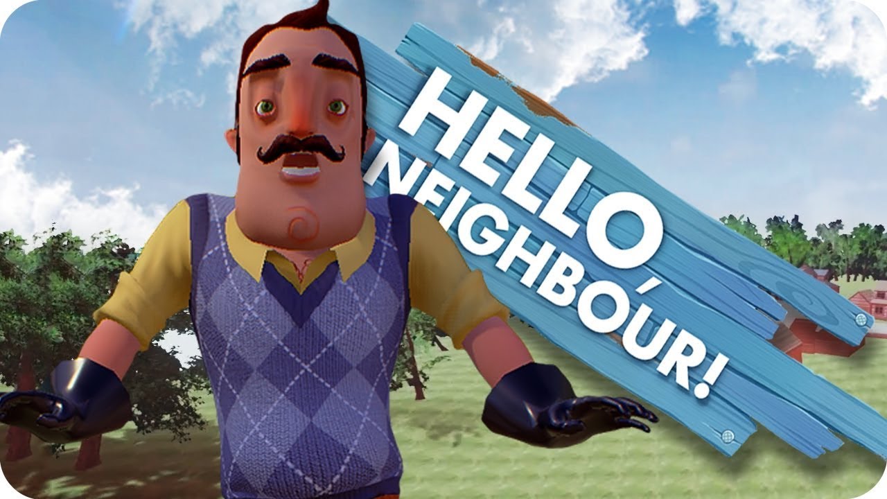 HELLO NEIGHBOR | Alpha 1 | SCARED FUNNY MOMMENT | Stalking Neighbor ...