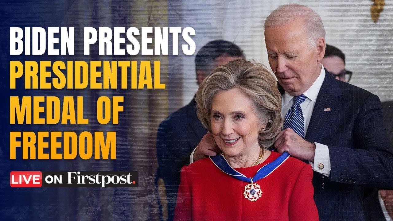 LIVE: Biden Awards Presidential Medal of Freedom to Hillary Clinton, Michael J. Fox and Others
