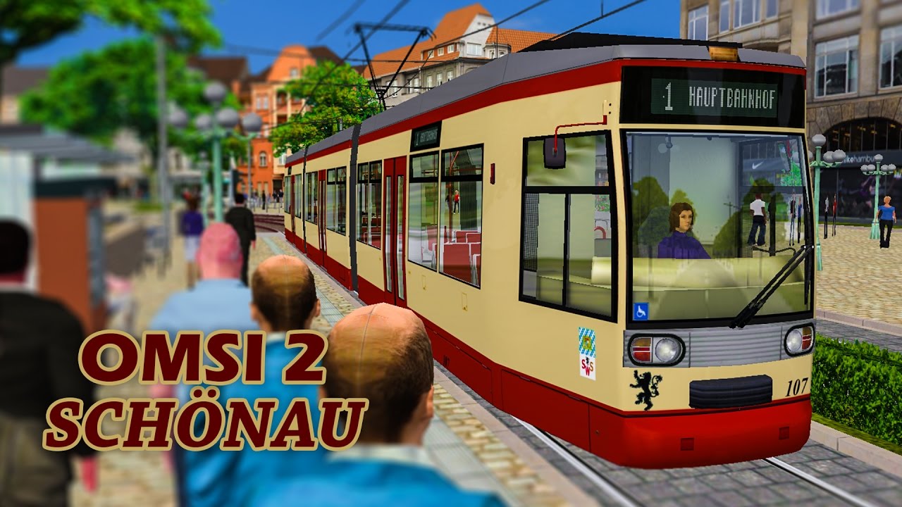 OMSI 2: Mit der NF6D Straßenbahn durch Schönau #2 - Straßenbahnen in der Innenstadt?