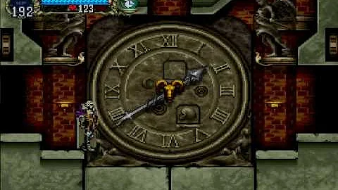 How do you get past the statue in Symphony of the Night?