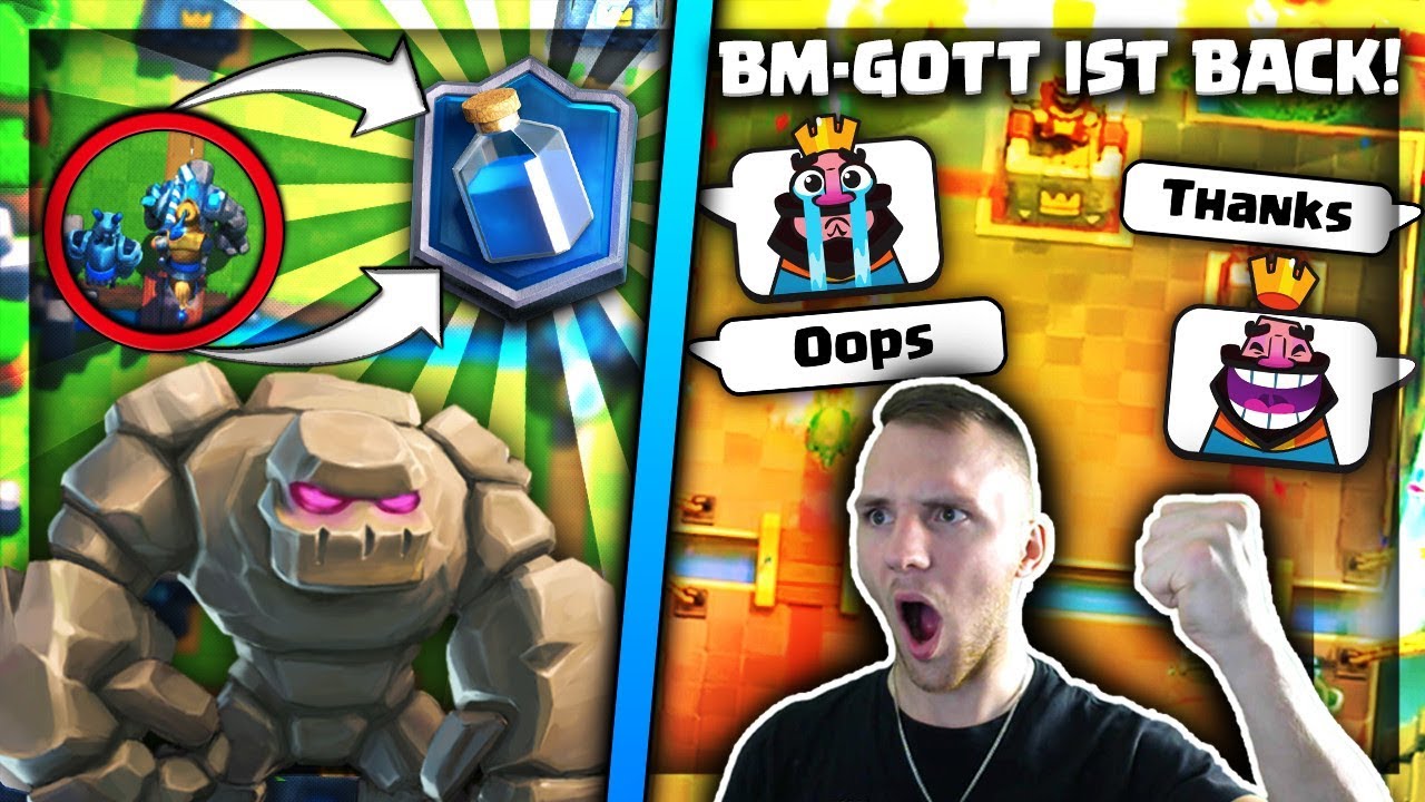 GOLEM MASTER 3 PUSH! BM-MASTER IST BACK | Chef-BM schlägt zu | Clash Royale