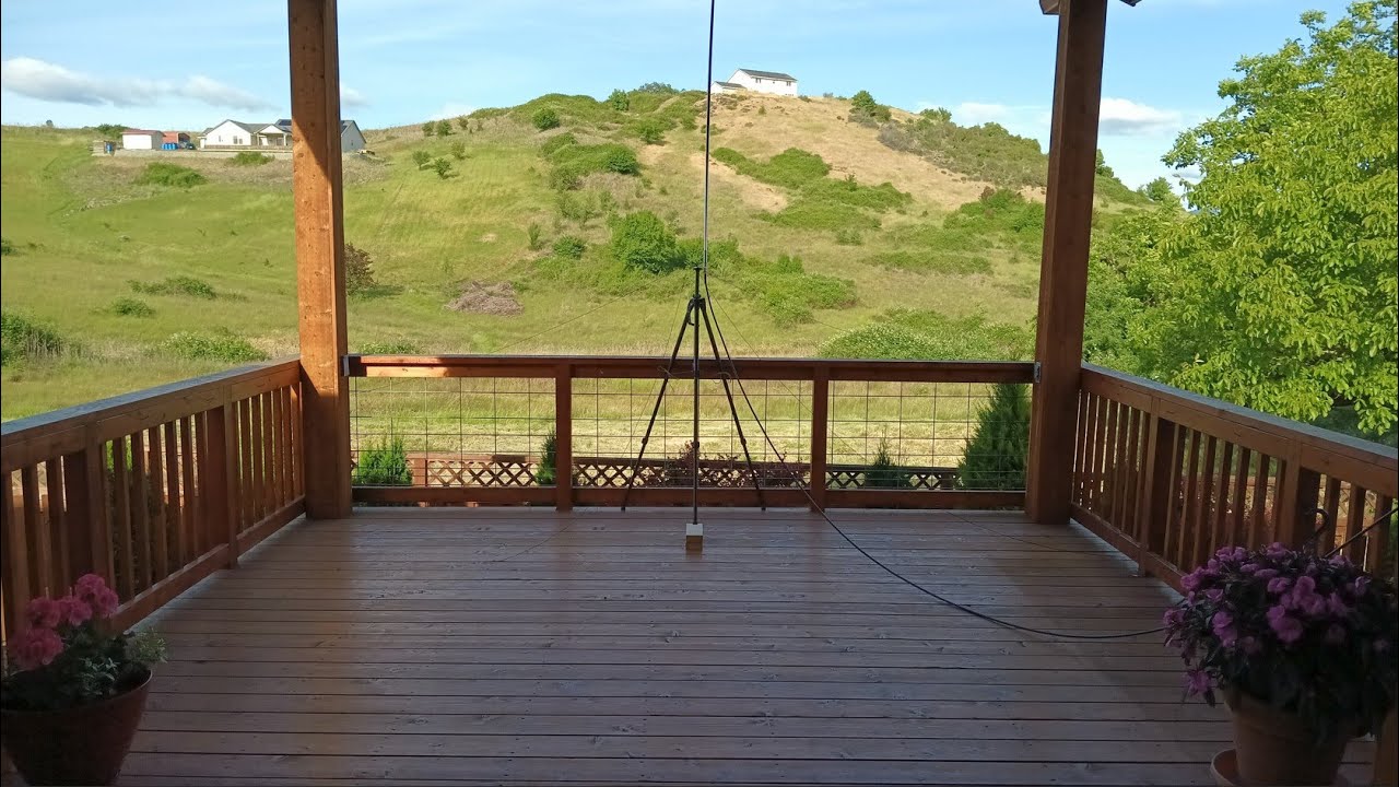 New QTH - Testing the Antenna and Radials - YouTube