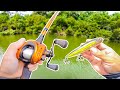 Fishing TOPWATER for BIG Bass (Pond Fishing)