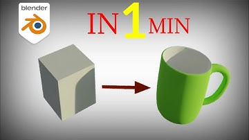 How To make Cup in one minute | Blender | 3D | [Blender 3.1]