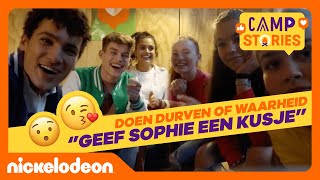 DOEN, DURVEN OF DE WAARHEID CHALLENGE 💋  | 🔥 CAMP STORIES #16 | Nickelodeon Nederlands screenshot 3