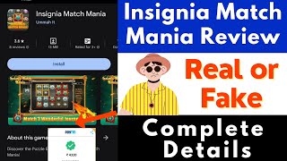 Insignia Match Mania Real or Fake | Insignia Match Mania Review | Withdrawal | Payment Proof screenshot 4