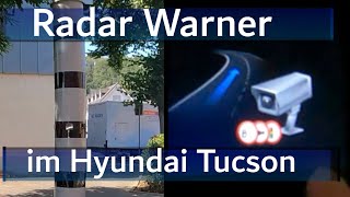 Hyundai Tucson PHEV - radar detector in the navigation system - settings/process in everyday life screenshot 5