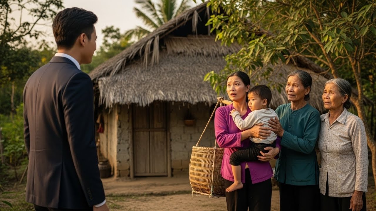 Tỷ Phú Lén Về Thăm Con, Chết Lặng Khi Thấy Vợ Cũ Và Các Con Sống Trong Căn Chòi Lá Nghèo