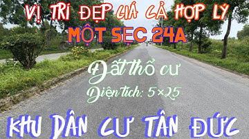 Đất nền đường 16A1. Vị trí đẹp giá rẻ KDC TÂN ĐỨC (đã bán)