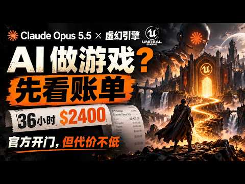 不会虚幻引擎也能做游戏？先看你烧不烧得起