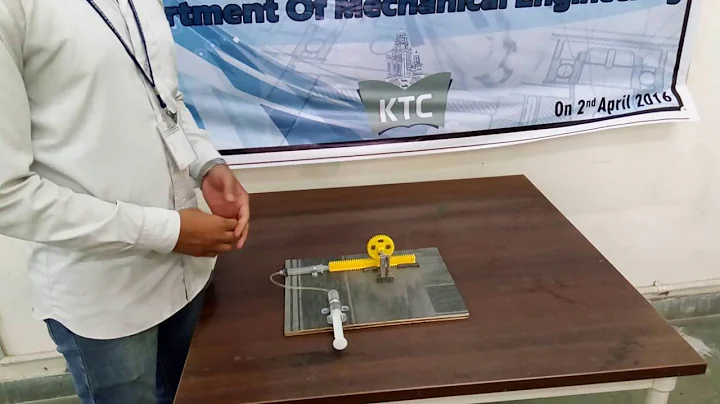 linear motion to rotary motion project