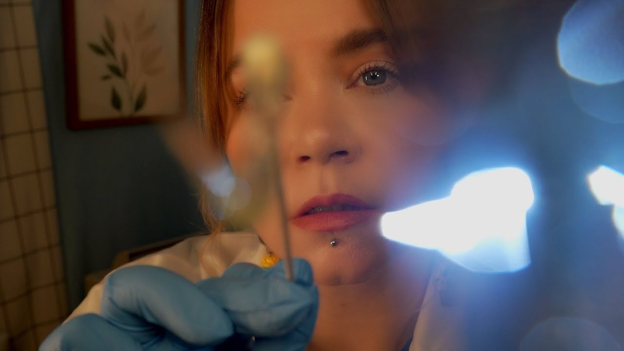 ASMR Eye Exam & Eye Cleaning 👀 You Have Conjunctivitis | Medical Roleplay