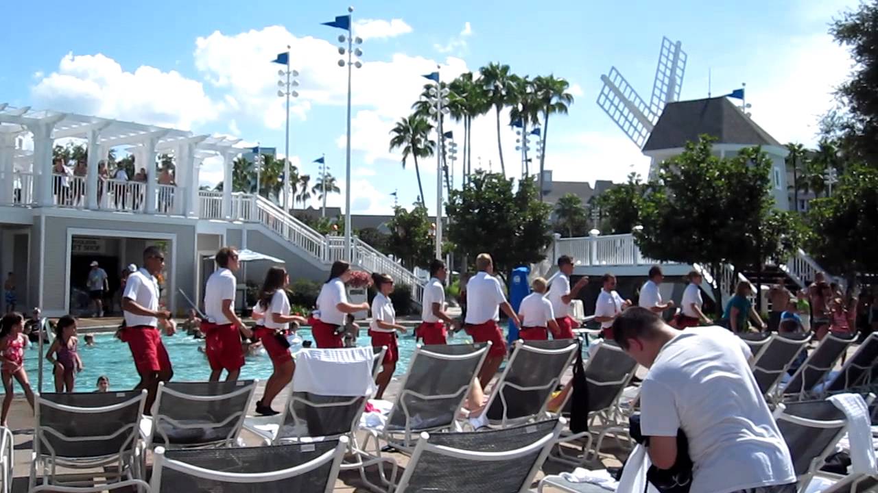 Disney Yacht & Beach Club Resort's Changing of the Guards