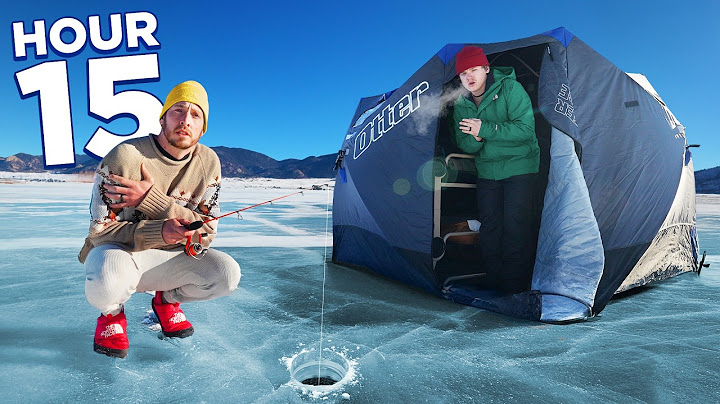 Surviving 24 Hours on a Frozen Lake!