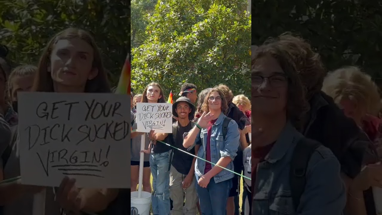 Christian Street Preachers Preaching Jesus Christ of Nazareth @ LofU (University of Louisville).