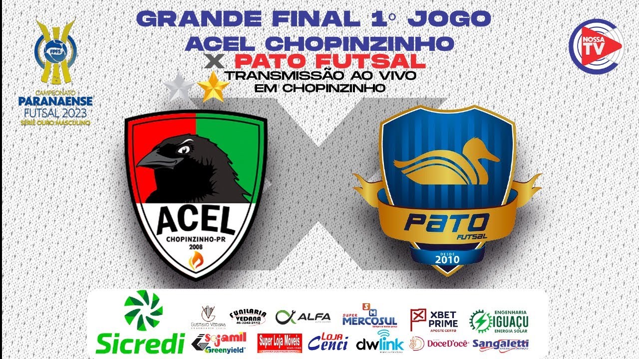 FINAL Campeonato Paranaense de Futsal Série Ouro 2023 ACEL