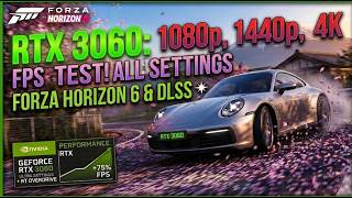 RTX 3060 : Forza Horizon 6 Benchmark - Decent FPS