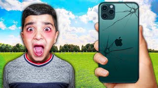 Destroying My Little Brothers iPhone 11, Then Bought Him A New One!
