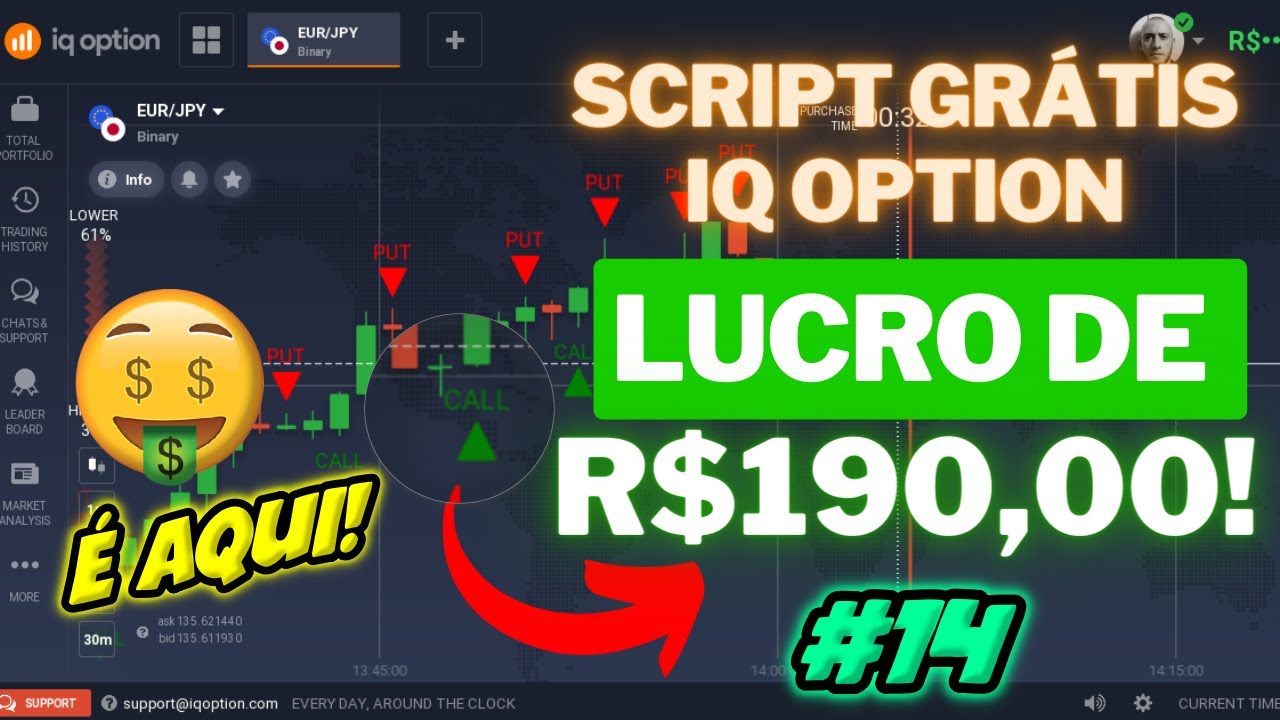 ✅ SCRIPT GRÁTIS DA IQ OPTION PARA LUCRAR MUITO EM 2022 #14 – TRADER BOTS CLUB!