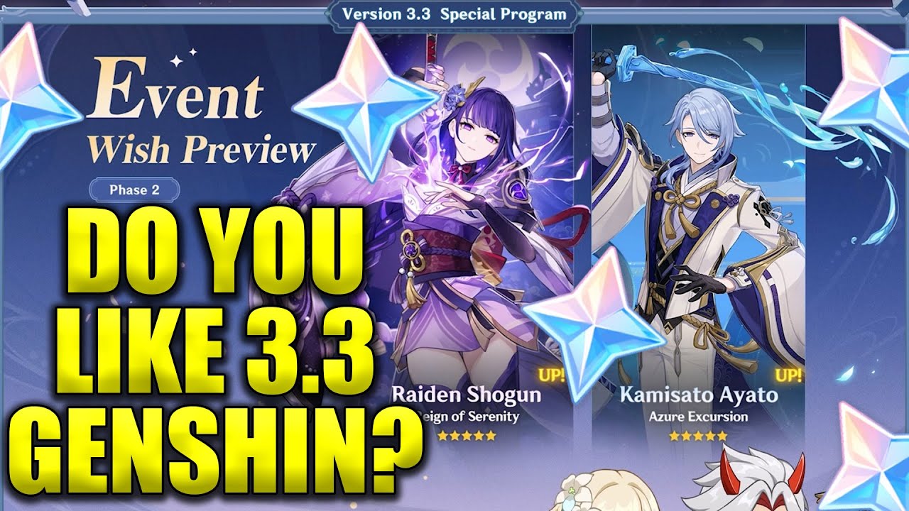 Genshin Impact 3.3 Coming Soon! Farming Event Primogems For Wanderer ...