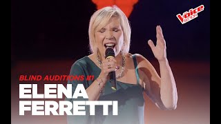 Video thumbnail of "Elena Ferretti  "Ti sento" - Blind Auditions #1 - The Voice Senior"